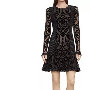BCBGMAXAZRIA Guinevere Velvet Dress